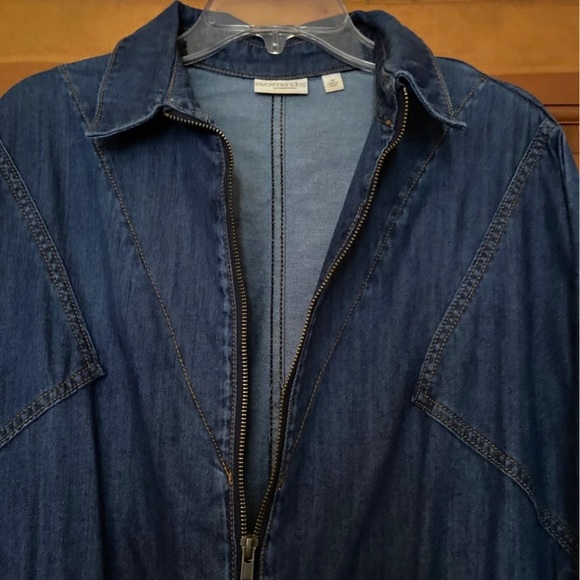 Eva Mendes New York & Company Women’s Denim Jumpsuit Size: 16 - Picture 9 of 11